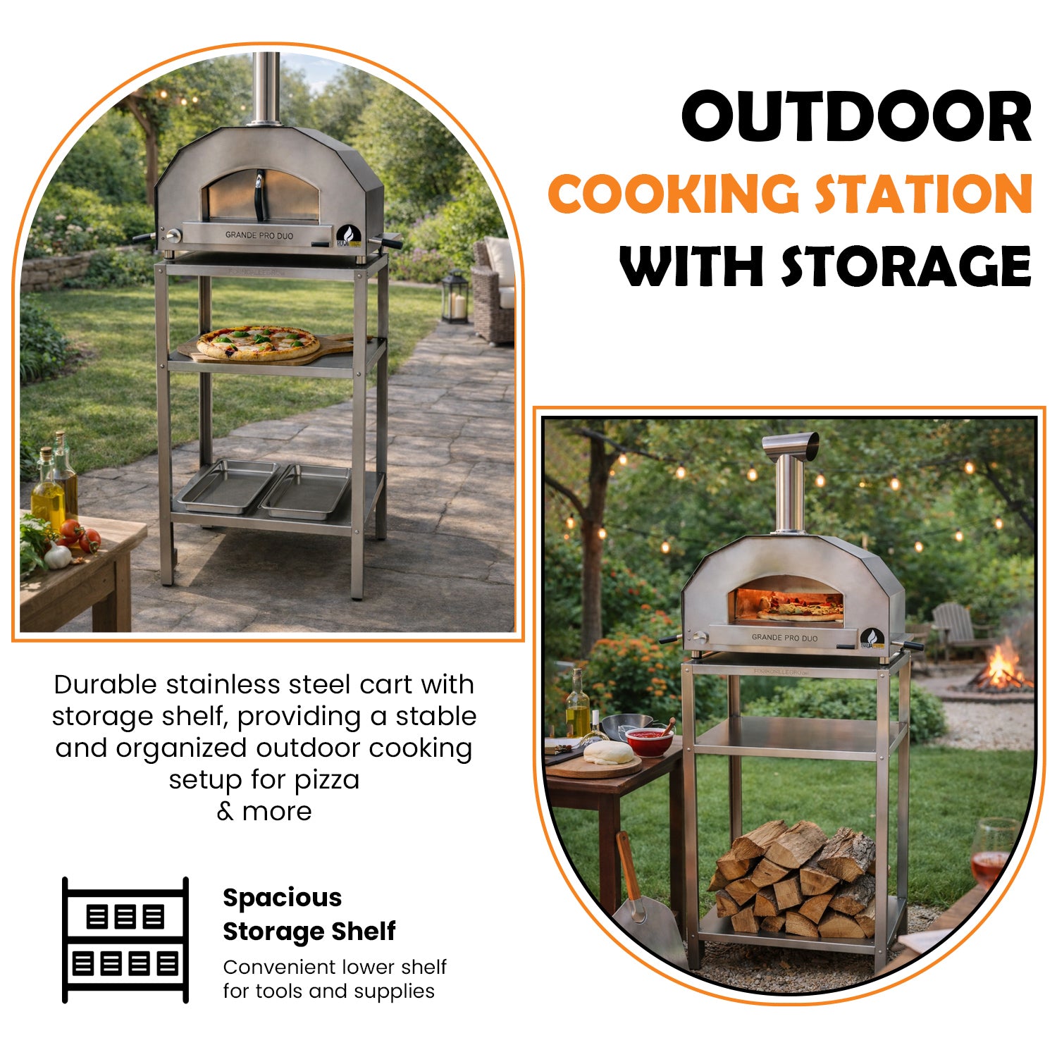 Oven Cart (for Grande Pro Duo)