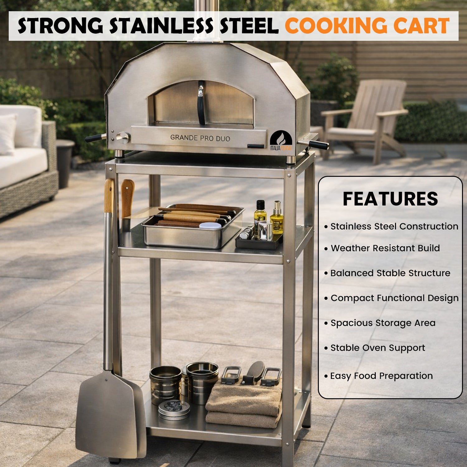 Oven Cart (for Grande Pro Duo)