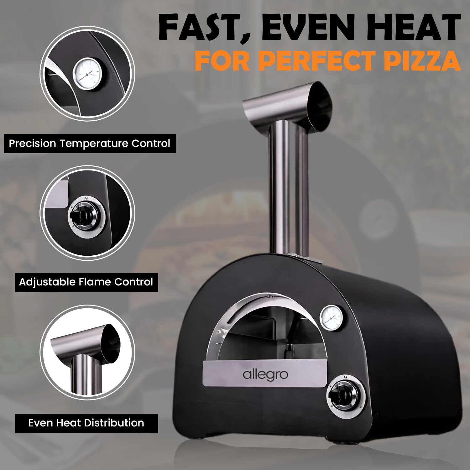 Allegro Compact Gas Pizza Oven by ItaliaForno
