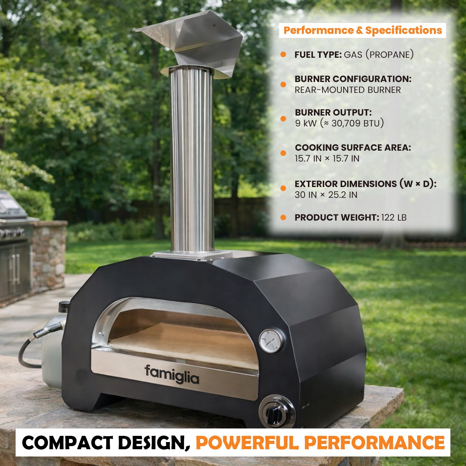 Famiglia Gas Pizza Oven by ItaliaForno