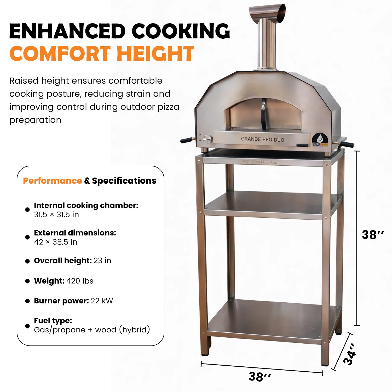 Oven Cart (for Grande Pro Duo)