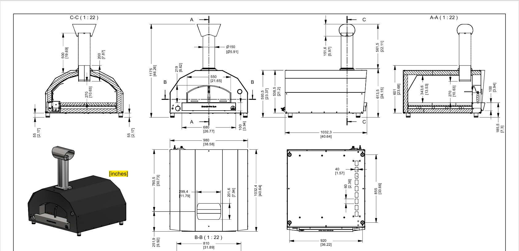 Grande Pro Duo Gas Pizza Oven by ItaliaForno